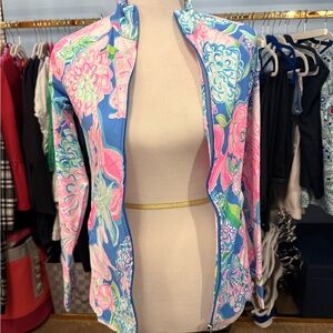 Lilly Pulitzer full zip Luxetic jacket